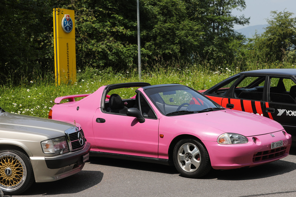 Ganz schön pink - Honda Civic - Youngtimer Stockental 2025