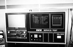 Garagen-Zubehör - BMW-Service-Test-Computer Typ 2013 mit Mikrofilmlesegerät, Bildschirm und Messwertdrucker - Genfer Autosalon 1980