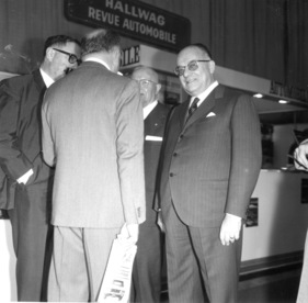 Gaudenzio Bono, Generaldirektor der Fiat-Werke Turin - Genfer Autosalon 1967