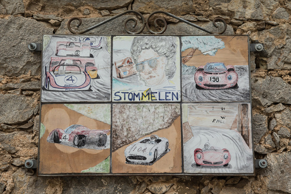 Bild Gedenktafel Rolf Stommelen - Targa Florio Classica 2021