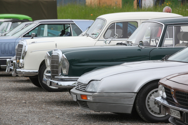 Gegensätze - vom Ponton-Mercedes bis zum Citroën CX - Albisgütli Classics April 2022