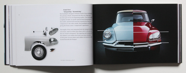Gegenüberstellung ID 19 und DS 23 - Buch "The Goddess - La Déesse - Investigations on the Legendary Citroën DS"