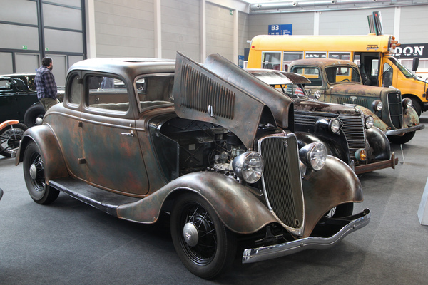 Gekonnte Patina - Hotrod auf Basis Ford V8 - Motorworld Classics Bodensee 2019