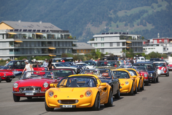 Gelb war beim Lotus Elite sehr beliebt - British Car Meeting (BCM) Mollis 2022