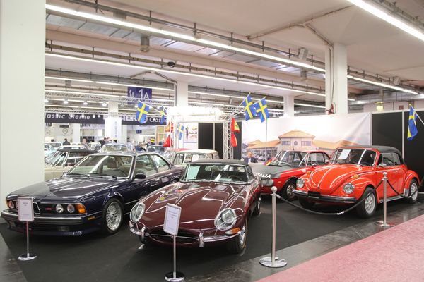 Gemischtes Angebot aus Deutschland, Grossbritannien und Italien (Techno Classica 2017)