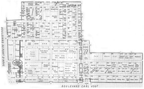 Genfer Autosalon 1956 - Übersichtsplan