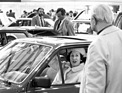 Genfer Autosalon 1982 - Impressionen - auch die werte Ehefrau darf hier einmal ans Steuer