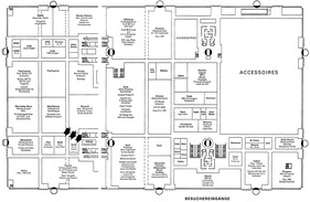 Genfer Autosalon 1982 - Übersichtsplan Palexpo mit den wichtigsten Neuheiten Genfer Autosalon 1982 - Übersichtsplan Palexpo mit den wichtigsten Neuheiten