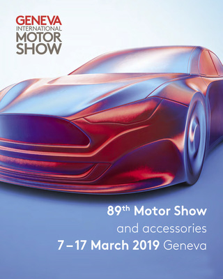 Genfer Autosalon Plakat 2019