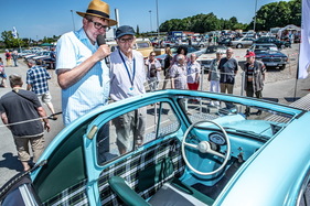 Georg Meyering presents classic cars at the Schleswig-Holstein Classic Car Days