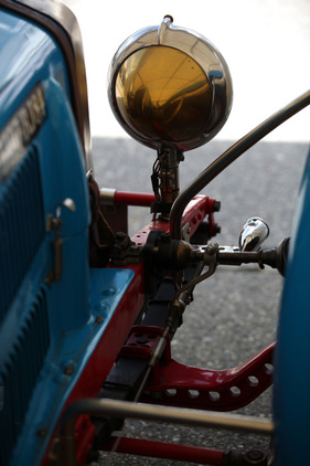 Georges Irat Grand Prix (1928) - Blick auf die Vorderradaufhängung