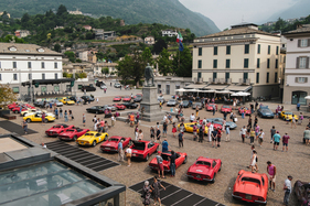 Geparkt in Sondrio - 20. Int. FCD Ferrari Dino Meeting Silvaplana-St. Moritz 2025