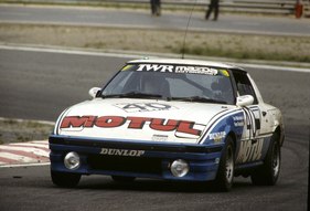 Gesamtsieger Tom Walkinshaw im Mazda RX7 am 24 Stunden Rennen von Spa 1981 (1981)