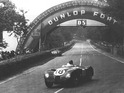 Gesamtsieger beim 24 Stundenrennen von Le Mans 1953 beim Dunlop Bogen: Jaguar C-Type mit Startnummer #18