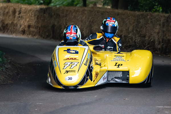 Gespann im Attack-Modus - 31. Goodwood Festival of Speed 2024