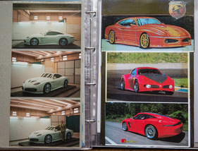 Gestaltung eines Abarth-Sportwagens