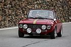 Gewaltige Scheinwerferbatterie: Lancia Fulvia HF Rallye, 1970.