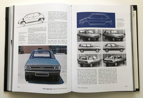 Ghia-Prototypen von 1972 für den ab 1976 produzierten Ford Fiesta. – Buch „Tom Tjaarda – Master of Proportions“