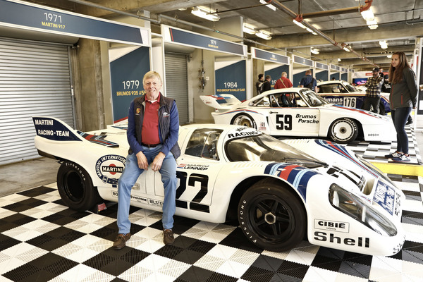 Gijs van Lennep und der Martini-Porsche 917 - Porsche Rennsport Reunion 2018
