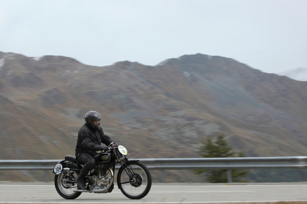Gilera - Motorrad-Gruppe am Bergrennen Bernina Gran Turismo 2017
