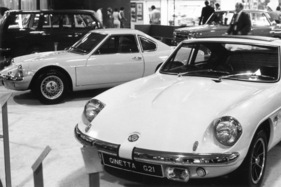 Ginetta G21 (1971) - zusammen mit der G15 im Hintergrund - London Motorsport Show (1971)