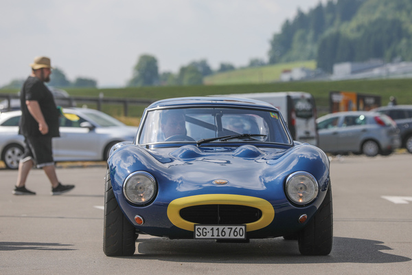 Ginetta G4 (1963) - superflach und superschnell - Fantastic Plastic Rickenbach 2023