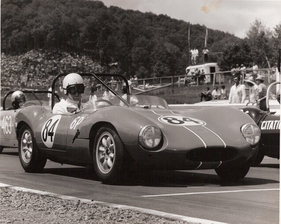 Ginetta G4 (1964) - dieses Foto wurde so für ein Inserat der Felgenfirma Minilite verwendet