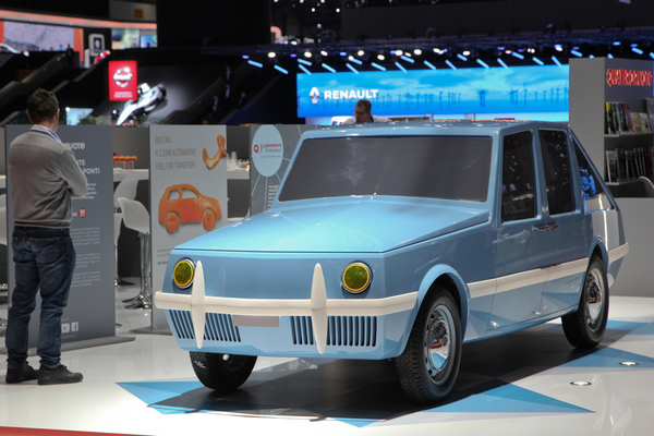 Image: Gio Ponti's Linea Diamante car in original size, known from the Grand Basel - Geneva Motor Show 2019