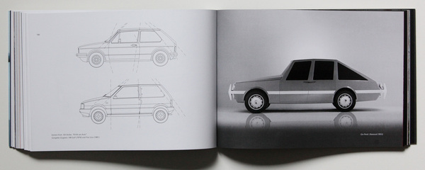 Bild Giugiaro und Ponti als Kontrast zur DS - Buch "The Goddess - La Déesse - Investigations on the Legendary Citroën DS"