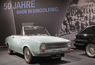 Glas 1204 Cabrio (1963) - nur 2033 dieser Autos wurden gebaut, jetzt gedenkt man bei BMW damit an den Standort Dingolfing, der mit Glas zu BWM gekommen war (Techno Classica 2017)