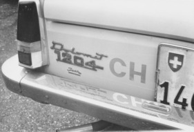 Glas 1204 TS (1965) – lief in der Schweiz unter der Zusatzbezeichnung "Dolomit"