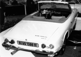 Glas 1300 GT Cabriolet, Frua (1964) - die offene Variante auf dem Genfer Automobilsalon 1964