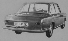 Glas 1500 (1964) - Das einfache, aber klassisch-schöne Heck ist ein Meisterwerk von Signor Frua.