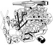 Glas 2600 V8 (1965) - Der V8-Motor entstand durch das Zusammenfügen zweier OHC-Vierzylindermotoren mit 1,3 Liter Inhalt