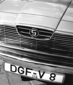 Glas 2600 V8 (1965) - das Glas-G stolz auf dem Kühlergrill