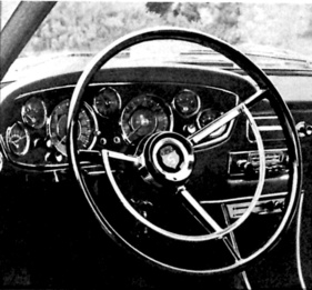 Glas 2600 V8 Coupé (1965) - Erinnert an ein Flugzeug-Cockpit Glas 2600 V8 Coupé (1965) - Erinnert an ein Flugzeug-Cockpit