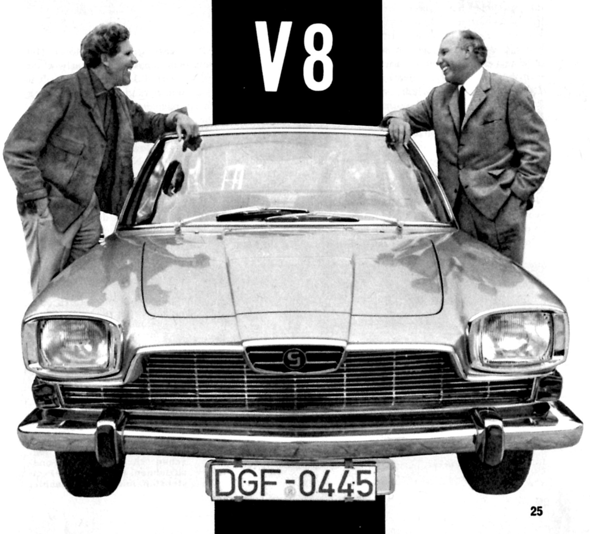 Glas 2600 V8 Coupé (1965) - da kann man gut lachen, bei soviel Hubraum, Leistung und Sportlichkeit