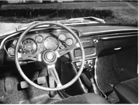 Glas 3000 V8 (1967) - Lenkrad und Amaturenbrett des bereits unter BMW-Ägide verkauften 3-Liter-Modelles