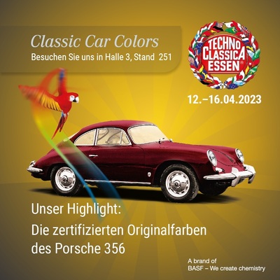 Glasurit Classic Car Colors at the Techno Classica 2023