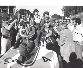 Glemser-Fitzpatrick nach Capri RS-Sieg 1973 beim TW-EM-Lauf in Salzburg