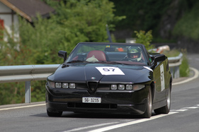 Gody Naef im Alfa Romeo Zagato RZ (1993) - am Kerenzerberg Revival 2015