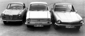 Goggomobil Coupé, 1204 und Glas 1300 GT (1963) - Die drei Glas-Coupés im Laufe der Jahre Goggomobil Coupé, 1204 und Glas 1300 GT (1963) - Die drei Glas-Coupés im Laufe der Jahre