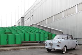 Goggomobil Coupé (1959) - so niedlich und selbst in Grau nicht zu übersehen