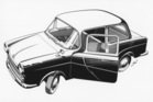 Goggomobil T 600 (1958) - der grosse Bruder des klassischen Goggomobils, mit Frontmotor und mehr Platz