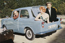 Goggomobil T 700 (1958) - längere Reisen möchte man so wohl nicht unternehmen - Aufnahme aus einem Kalender der Glas GmbH (© Archiv Zwischengas, 1958) Goggomobil T 700 (1958) - längere Reisen möchte man so wohl nicht unternehmen - Aufnahme aus einem Kalender der Glas GmbH (© Archiv Zwischengas, 1958)