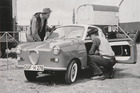 Goggomobil TS 250 (1958) - das Coupé weckt überall Interesse - aus einem Kalender der Glas GmbH