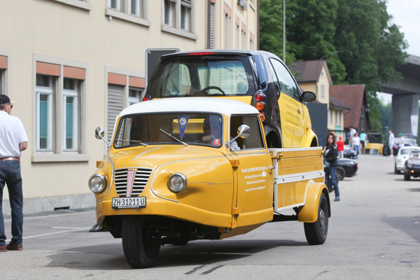 Goliath Dreirad mit beeindruckender Nutzlast - Older Classics Juni 2021 in der Motorworld Kemptthal