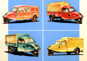 Goliath GD 750 (1953) - in verschiedenen Konigurationen Goliath GD 750 (1953) - in verschiedenen Konigurationen