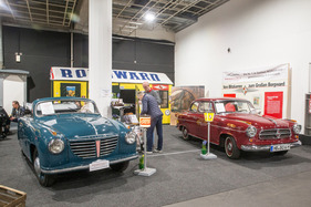 Goliath GP 700 Cabriolet (1953) neben einem Borgward Isabella – Bremen Classic Motorshow 2024