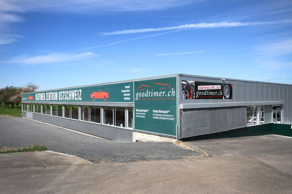 Goodtimer Oldtimer Zentrum Ostschweiz - modernes Gebäude